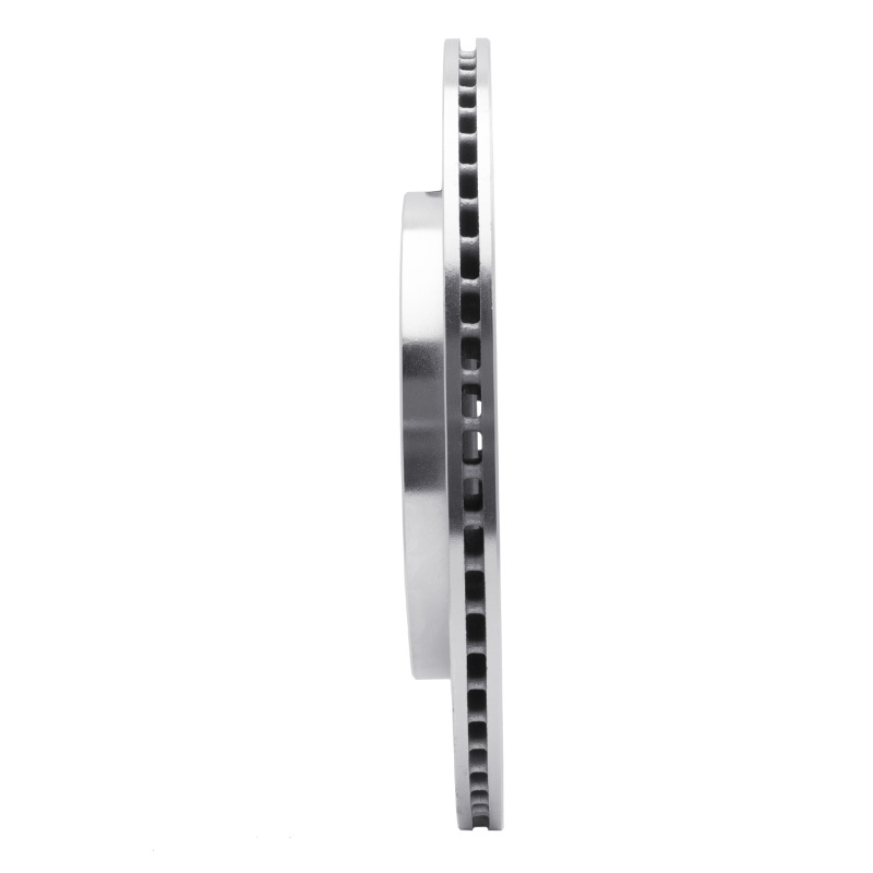 Ford Police Interceptor Sedan Brake Rotor (1) - Rear Right - R1 Concepts - Drilled & Slotted - Silver - `13-`19
